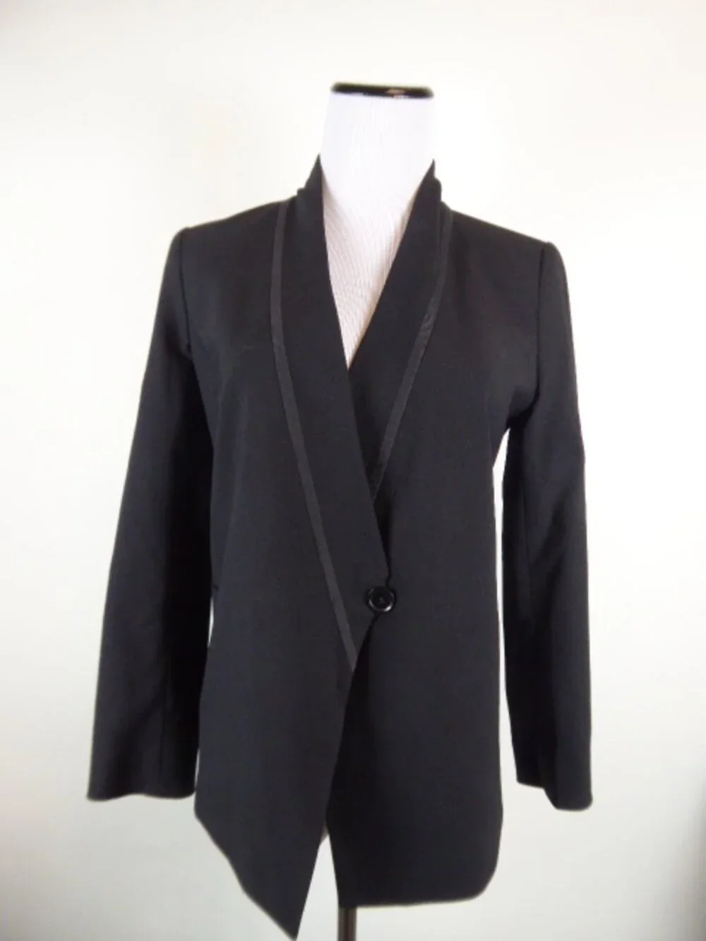 VINCE BLACK WOOL Blend blazer JACKET 6